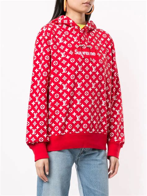 supreme x louis vuitton hoodie resale price